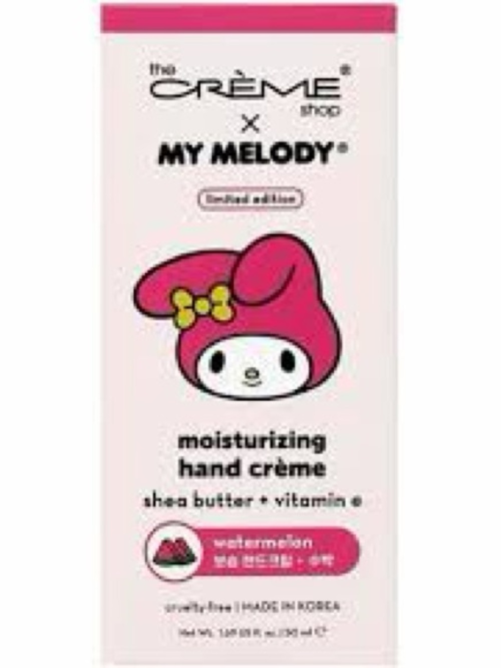 The Crème Shop x My Melody Moisturizing Hand Crème - Pink